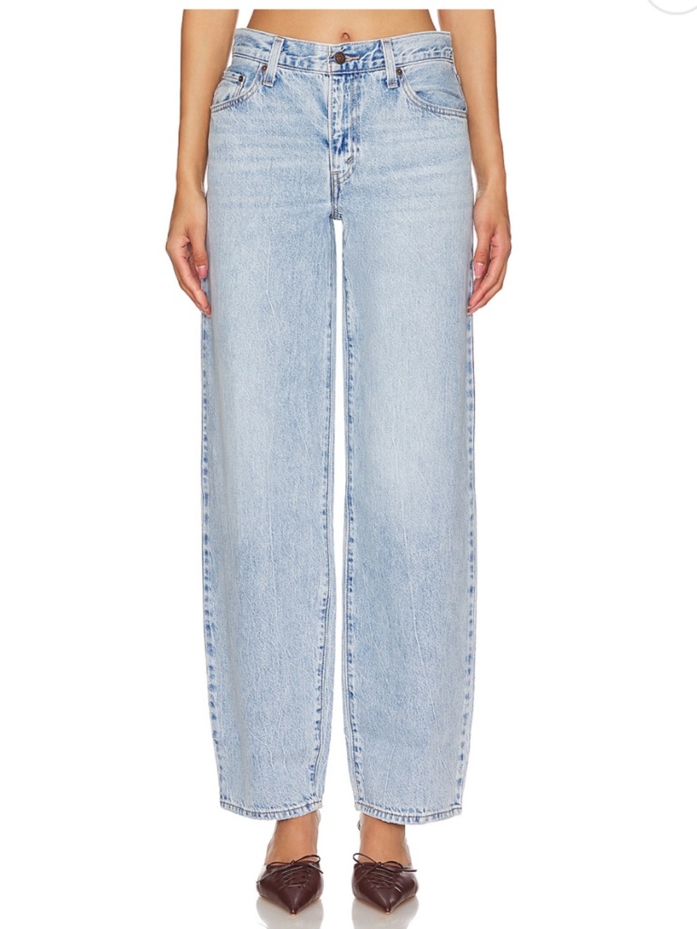 Levi's Baggy Dad Straight Jeans in Fan Flare